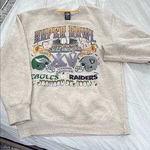 Philadelphia Eagles vs Raiders 1981 super bowl crewneck sweatshirt